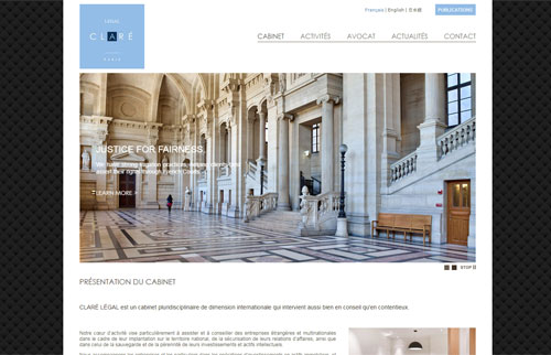 Création Site Web CABINET D'AVOCAT PARIS