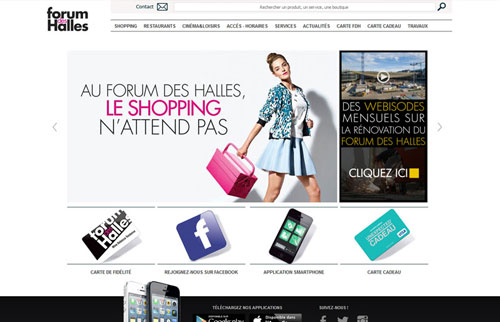 UX et Design Site Web FORUM DES HALLES