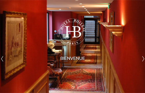 Création Site Web HOTEL BOILEAU PARIS 16