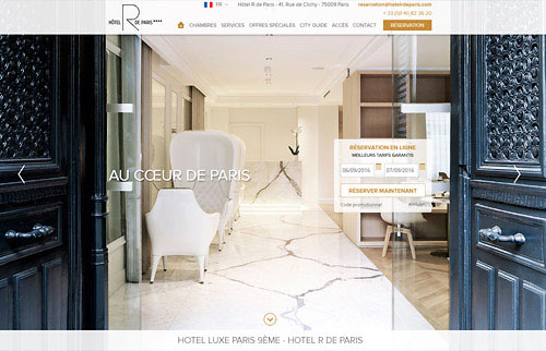 Référencement SEO Hôtel R de Paris