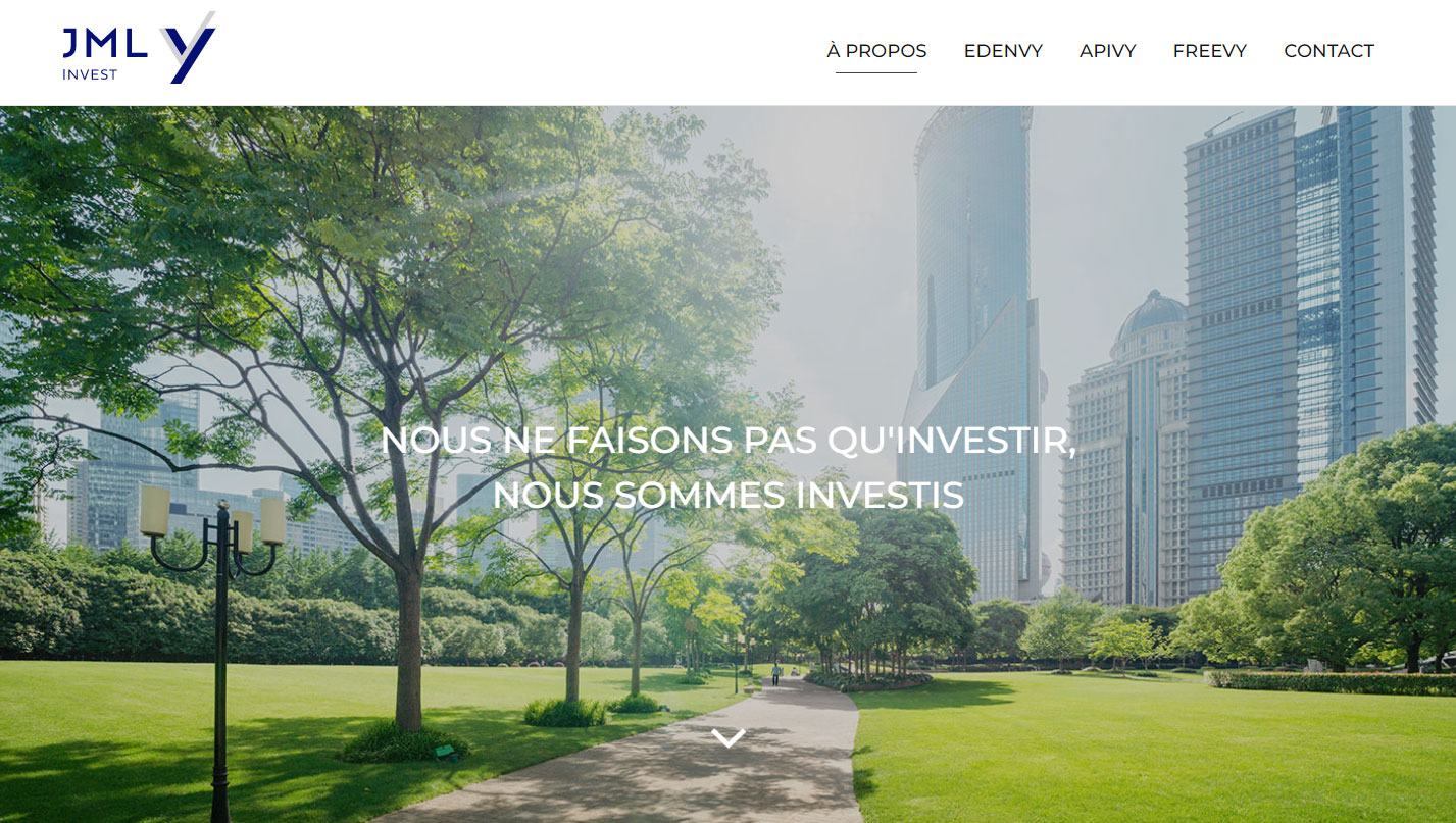 Création Site Internet JML INVEST